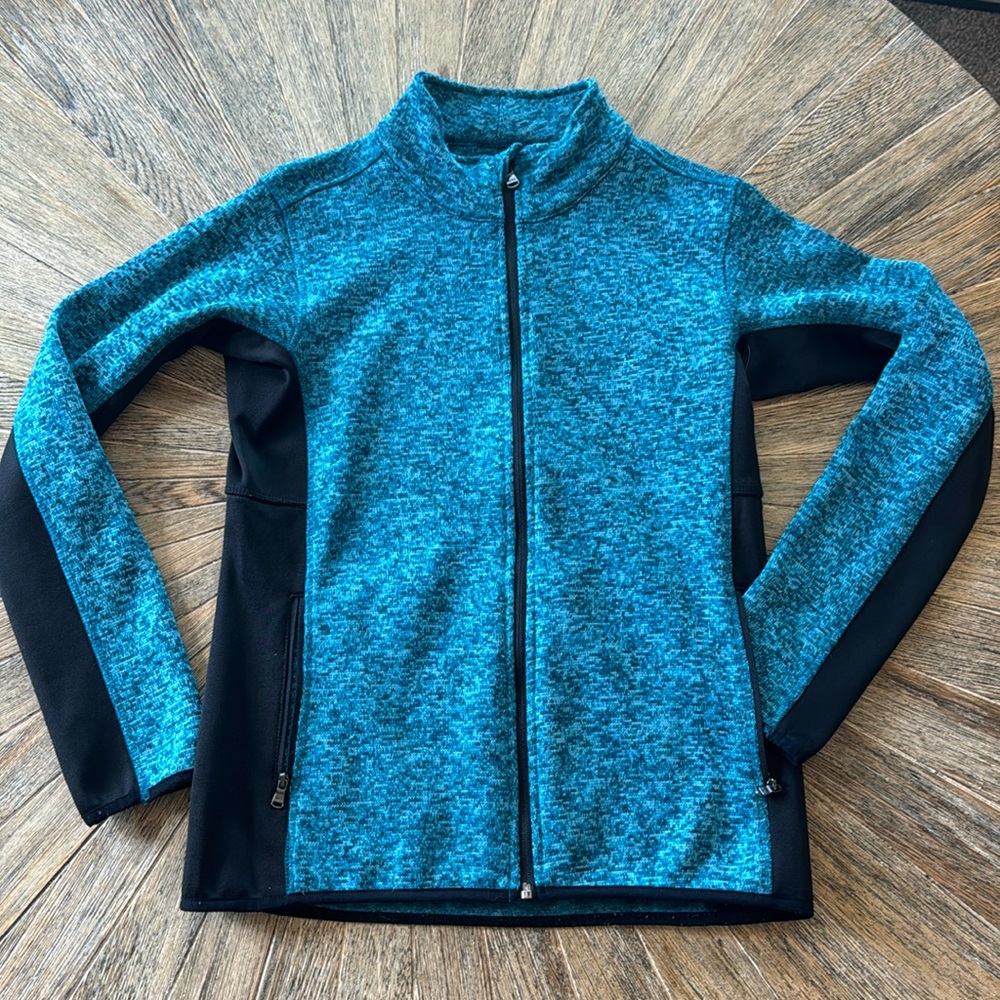 Teal zip fleece women's small - Marc New York Andrew Marc